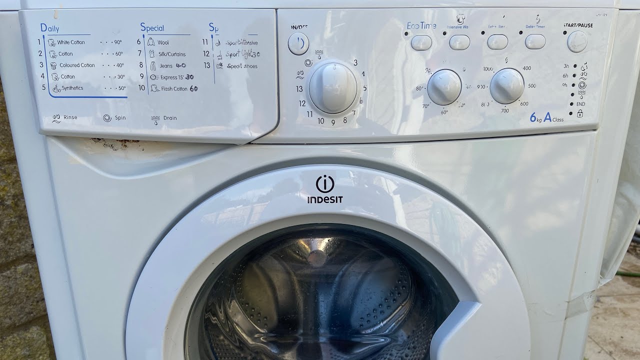 Indesit IWC6105 washing machine first look