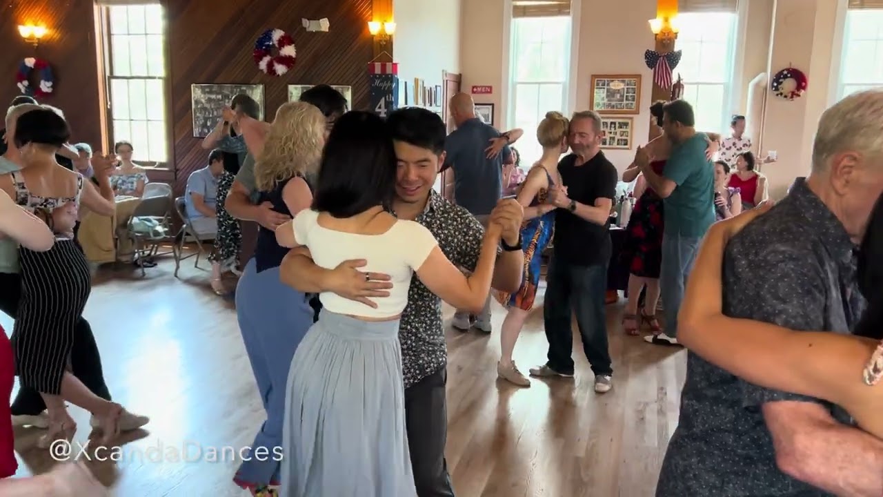 Marathon Z 2025. Saturday afternoon milonga. DJ Rebecca Rorick Smith