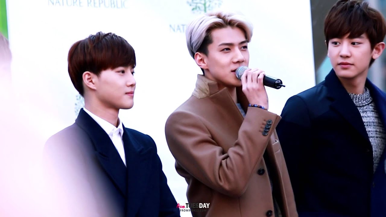 131201 EXO 세훈 sehun 대구 네이처리퍼블릭 팬싸인회 edit