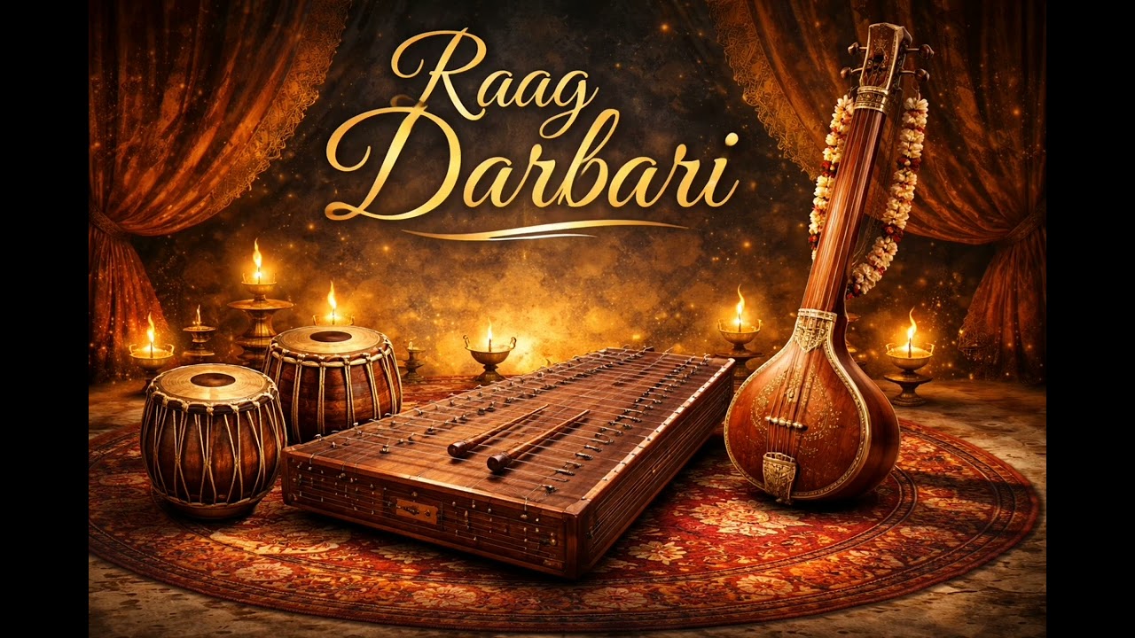 Raag Darbari | Soulful Classical Fusion with Santoor, Tabla & Tanpura