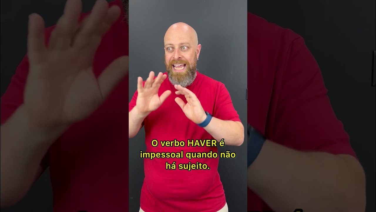 Uso do verbo HAVER | Professor Noslen #shorts