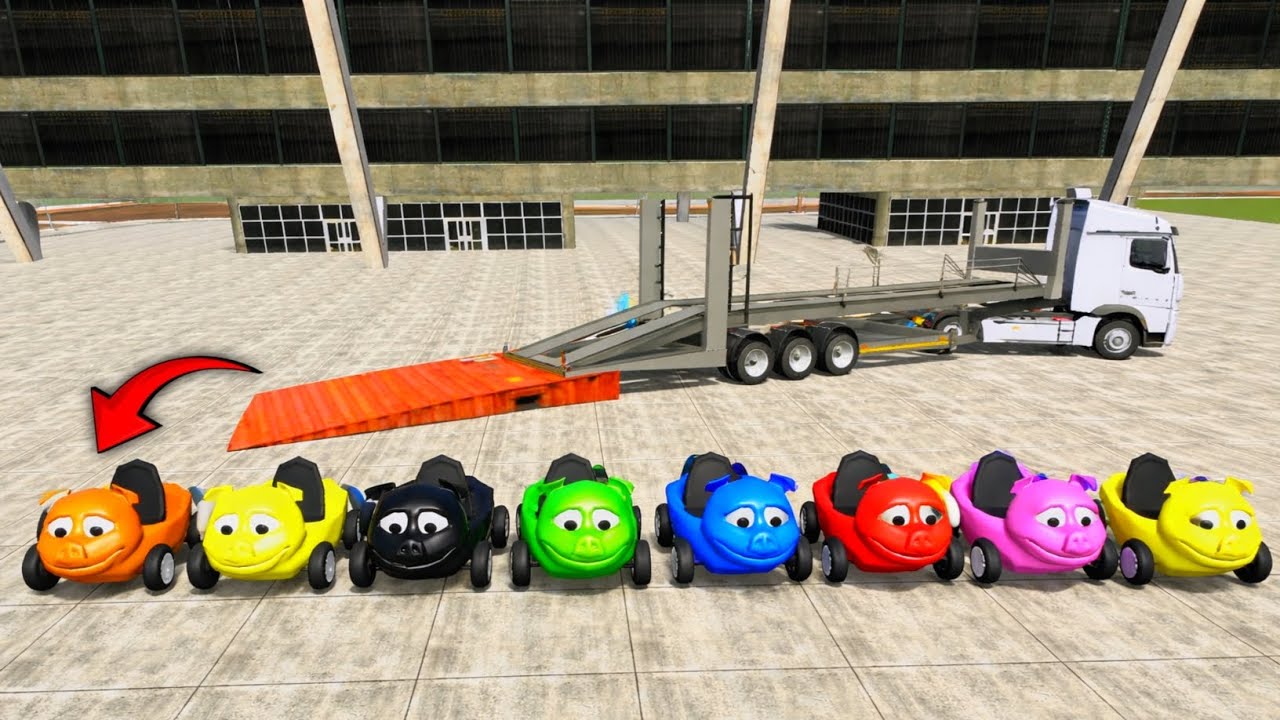 Sari Piggy Car🚗 Ko Truck Me Load Karna Hai😱 || सभी गाड़ियों🚗 को ट्रक से लेकर जाना है 😱|| #video