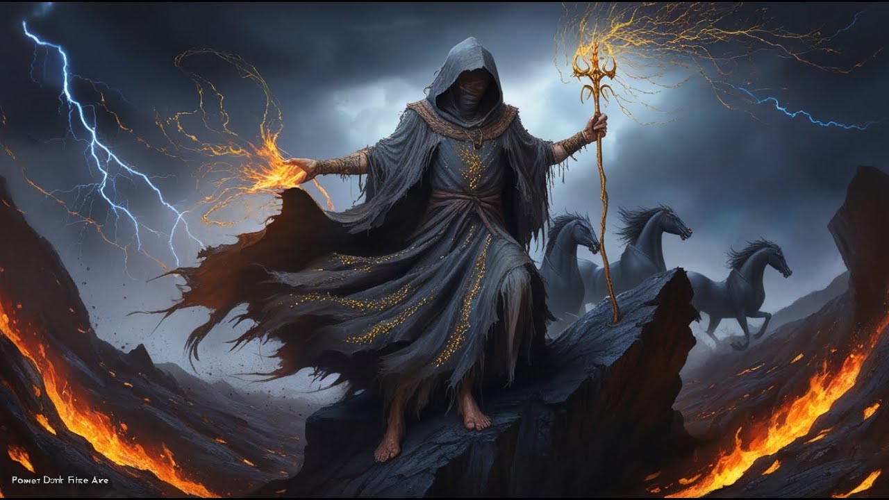 Power Dark Fire Axe - Summoner of Fire and Storms