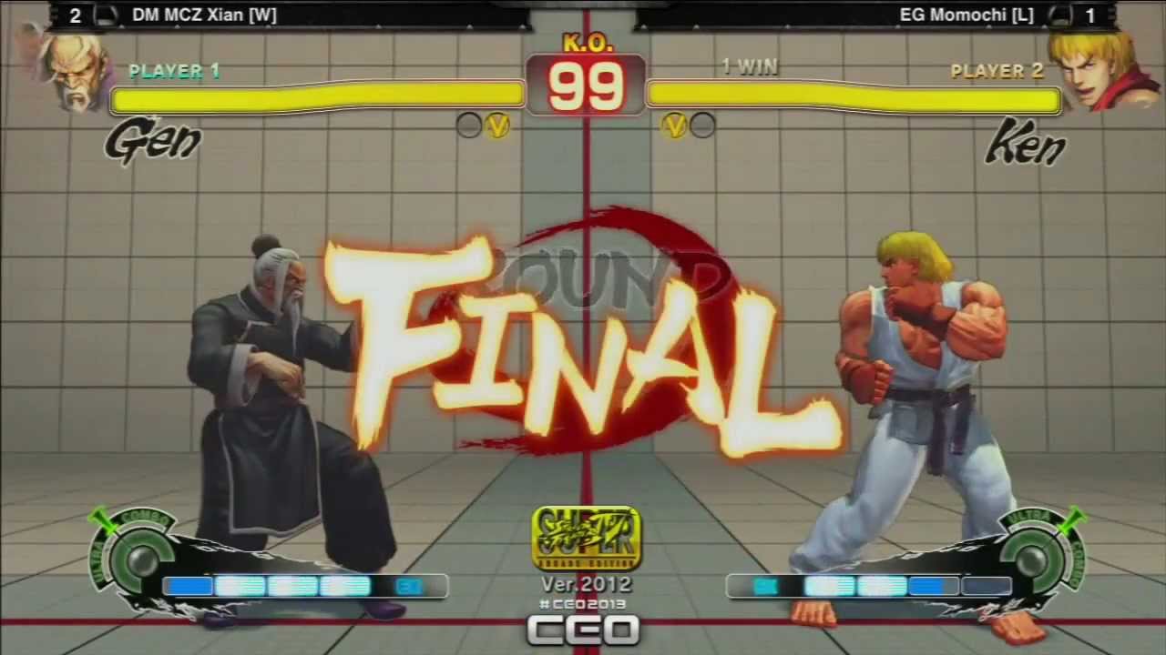 CEO 2013: SSF4: AE Ver. 2012 Grand Finals - DM MCZ Xian vs EG Momochi