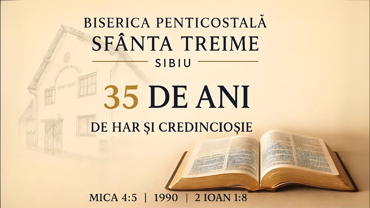 Istoricul bisericii - Aniversare 35 ani
