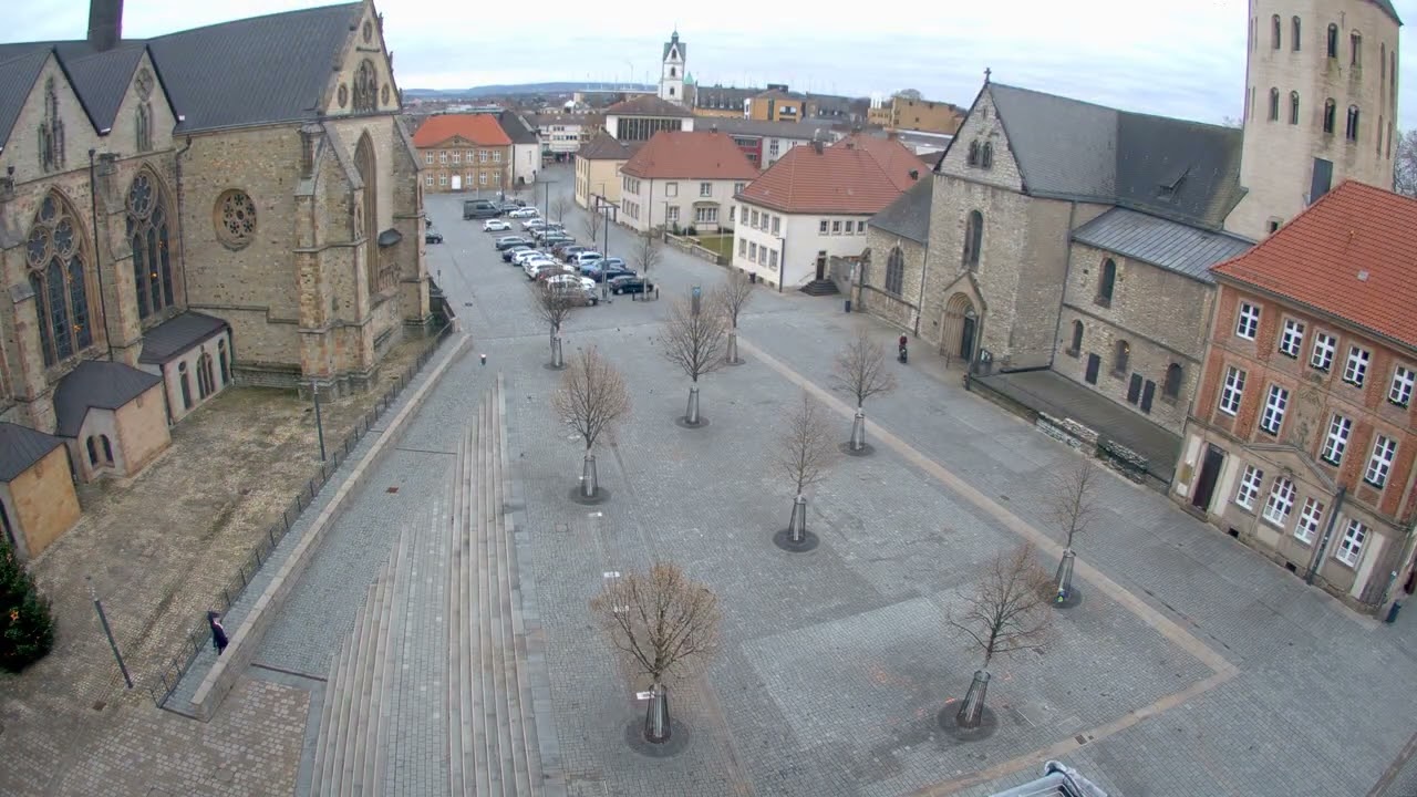 Webcam Domplatz Paderborn - 01.01.2026