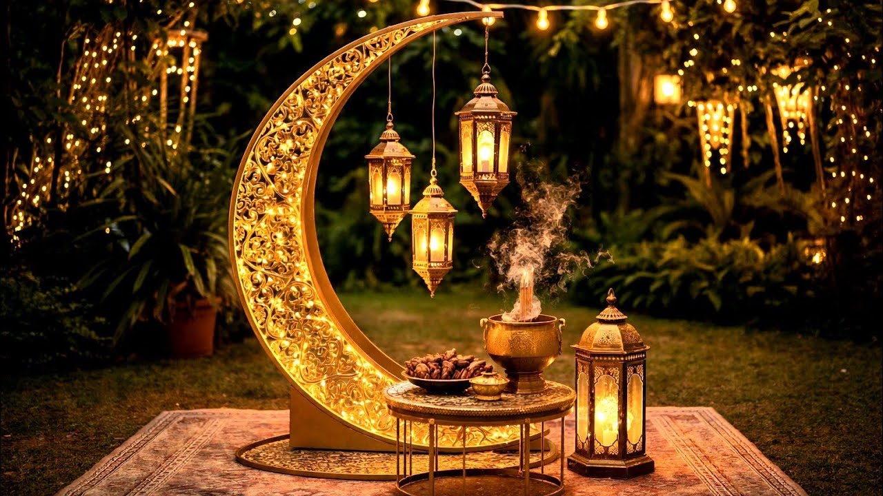 رمضان الزمن الجميل 🌙 رمضان 2026  🎶 موسيقى هادئة مع خلفيات فوانيس وأجواء روحانية #ramadan