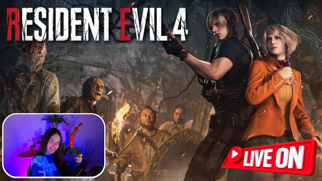 Maratona Resident Evil - Jogando RE4 pela primeira vez pt.1