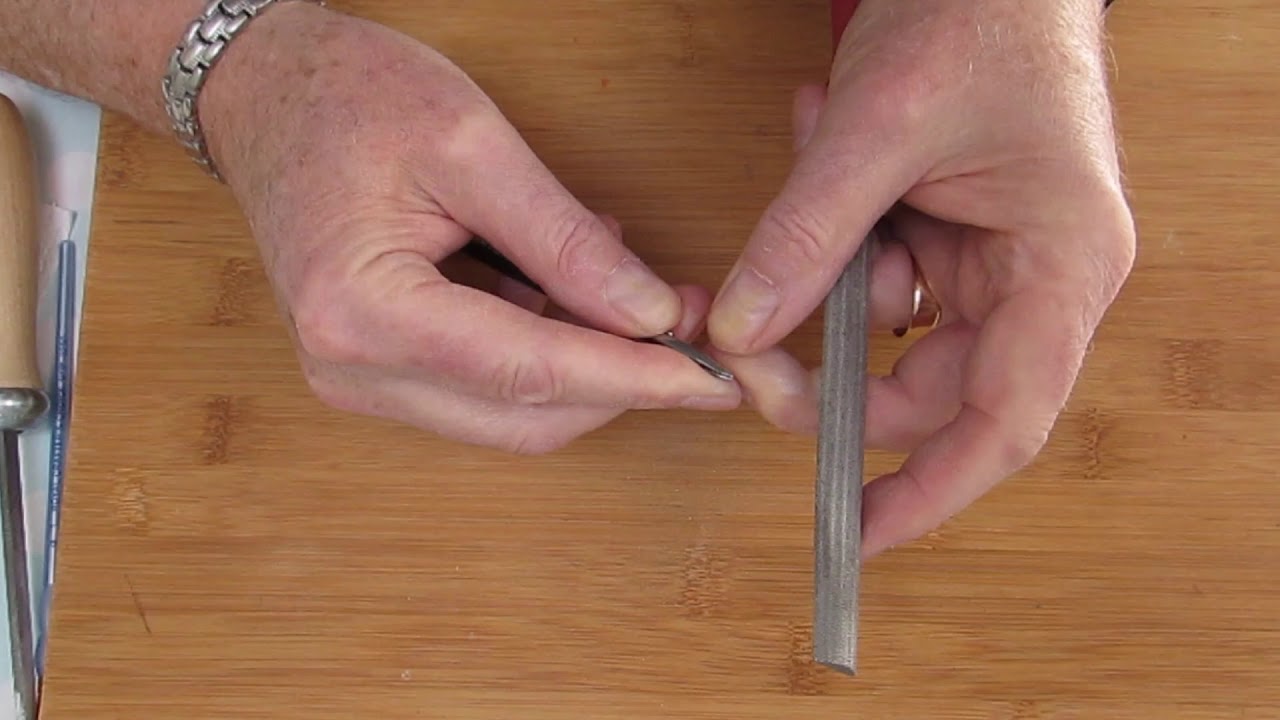 Honing a cheap ruling pen