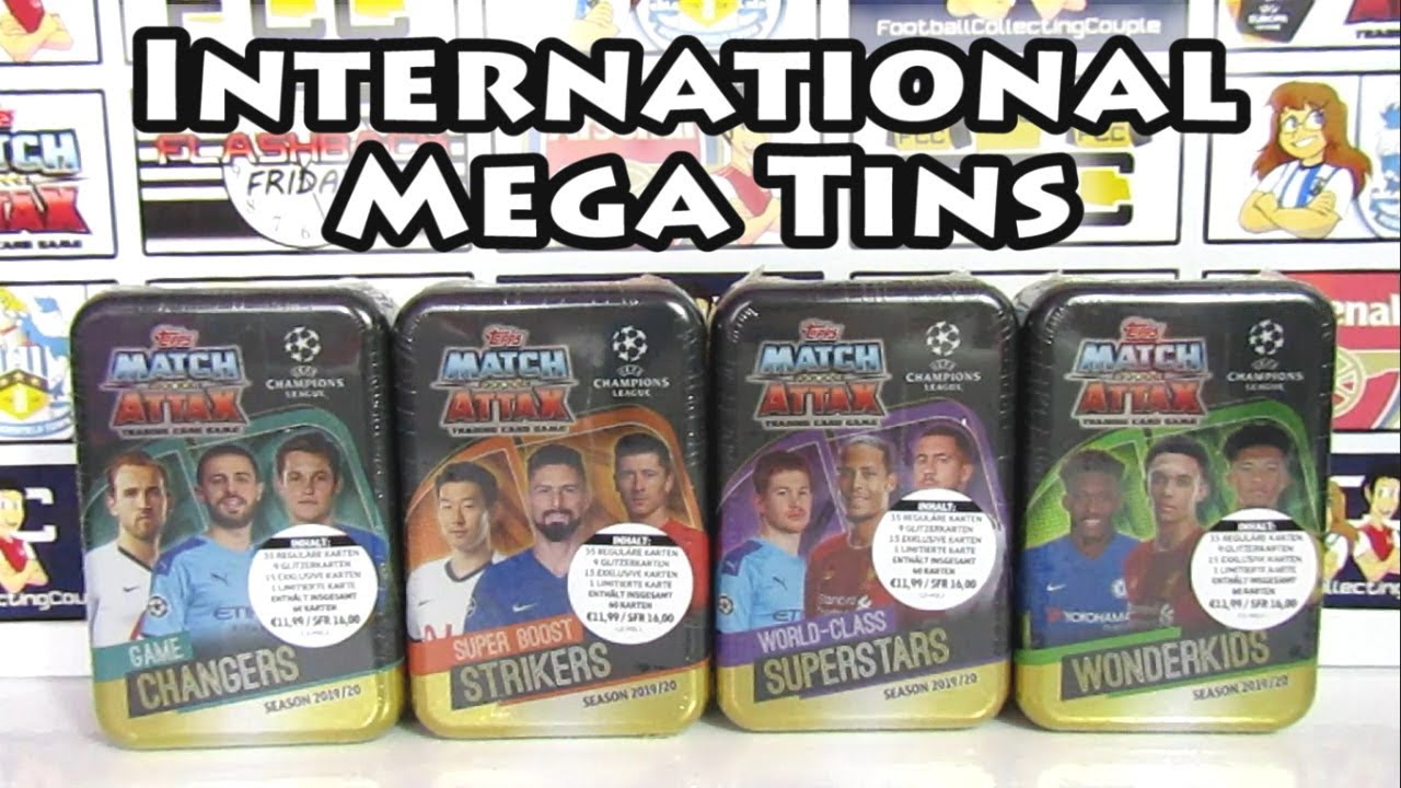 Opening All 4 Match Attax 2019/20 International Mega Tins | 4 Gold Limited Editions | New Cards