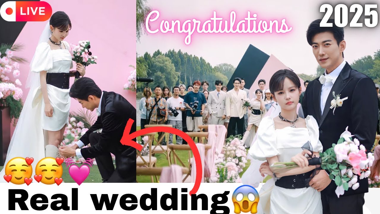Fans Are Shocked As Yu Long And Yang Mei Mei's Real Wedding Clip Trends on the internet.