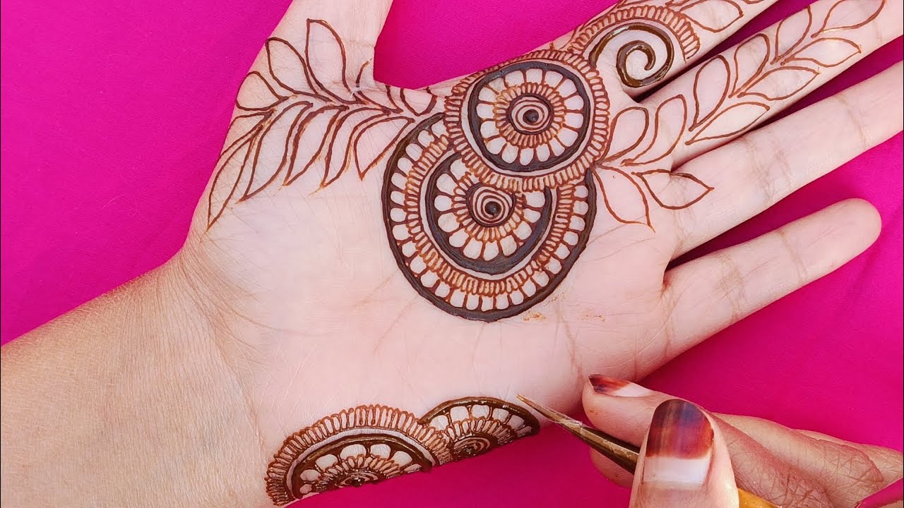 Easy Floral Mehndi Design | Front Hand Mehndi Design | Latest Mehndi Design's | Mehndi Design Mehndi