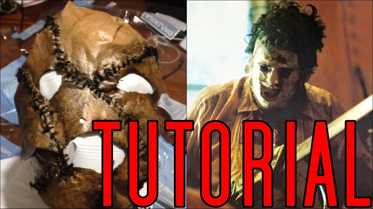 MÁSCARA  LEATHERFACE | TUTORIAL
