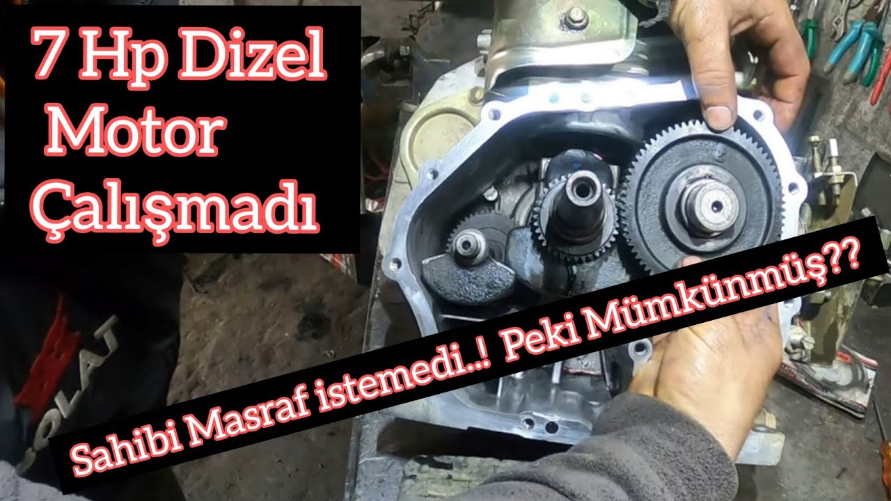 Yağmur yet 300 Piston sekmanı kırmış / 7 Hp Dizel Motoru Rektefiye ettim