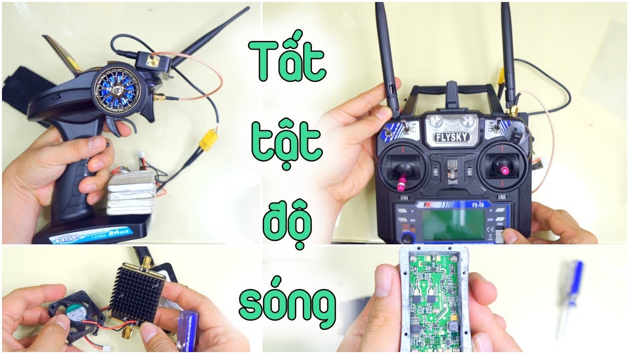 ✅ Hướng dẫn tất tật cách ĐỘ ANTEN, ĐỘ BOOSTER, ĐỘ SÓNG cho remote điều khiển drone, xe, kính...