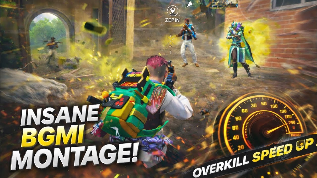 Speed up Overkill BGMI || 60 FPS game play ⚡️
