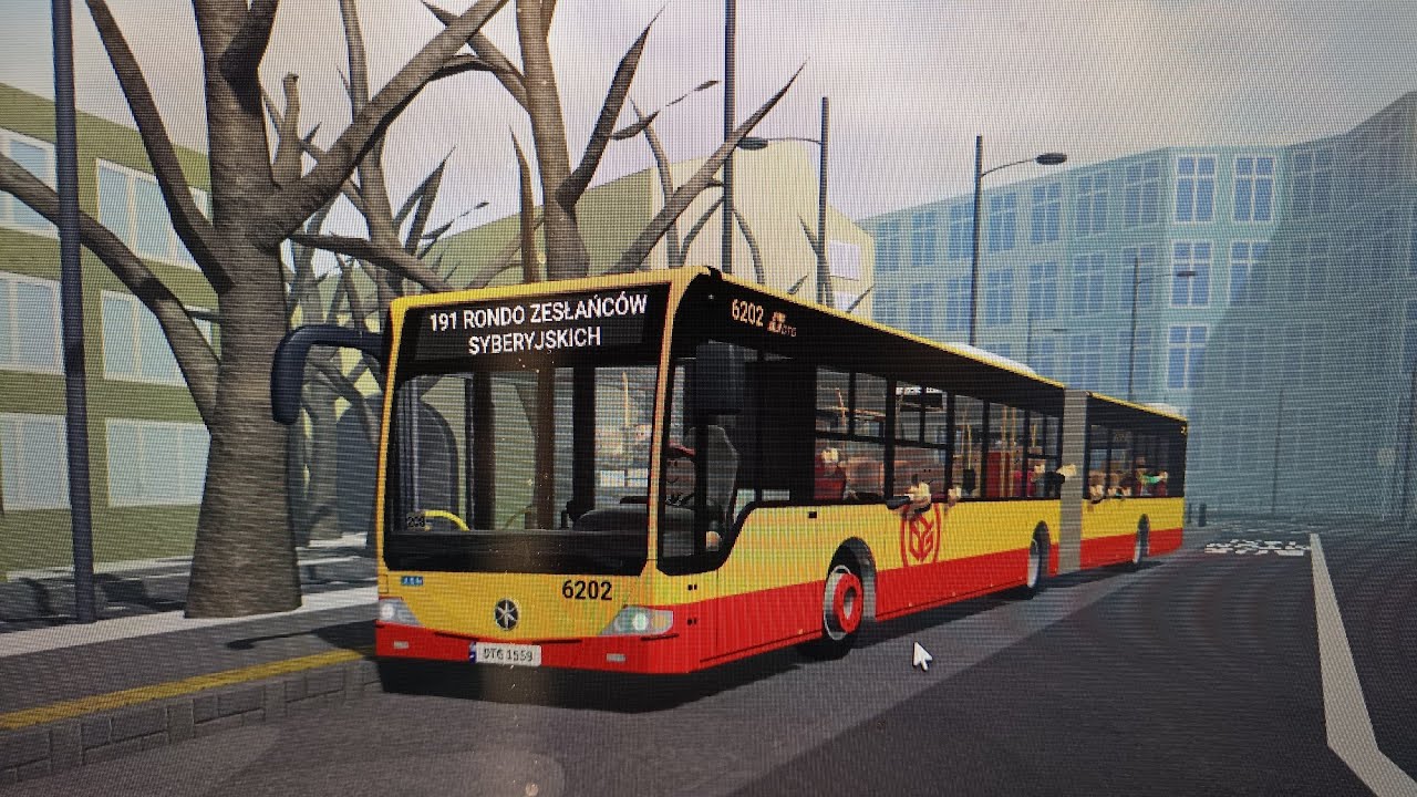 Roblox DTG2 | Autobus 191 Kier. Plac Narutowicza | Mercedes Conecto LF G #6202