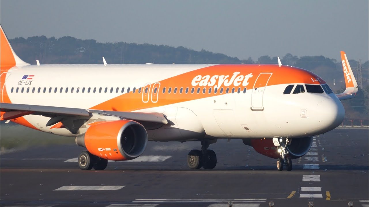 Cinematic Aviation 4k EasyJet A320-214 To Geneva (GVA) Bournemouth Airport (EGHH)