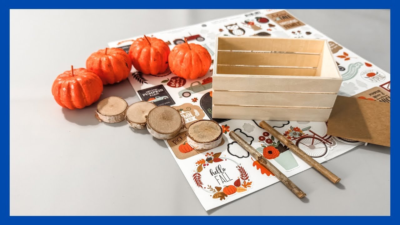 Pumpkin Patch Cart DIY || Wooden Wagon DIY || Just 1 Quick Craft