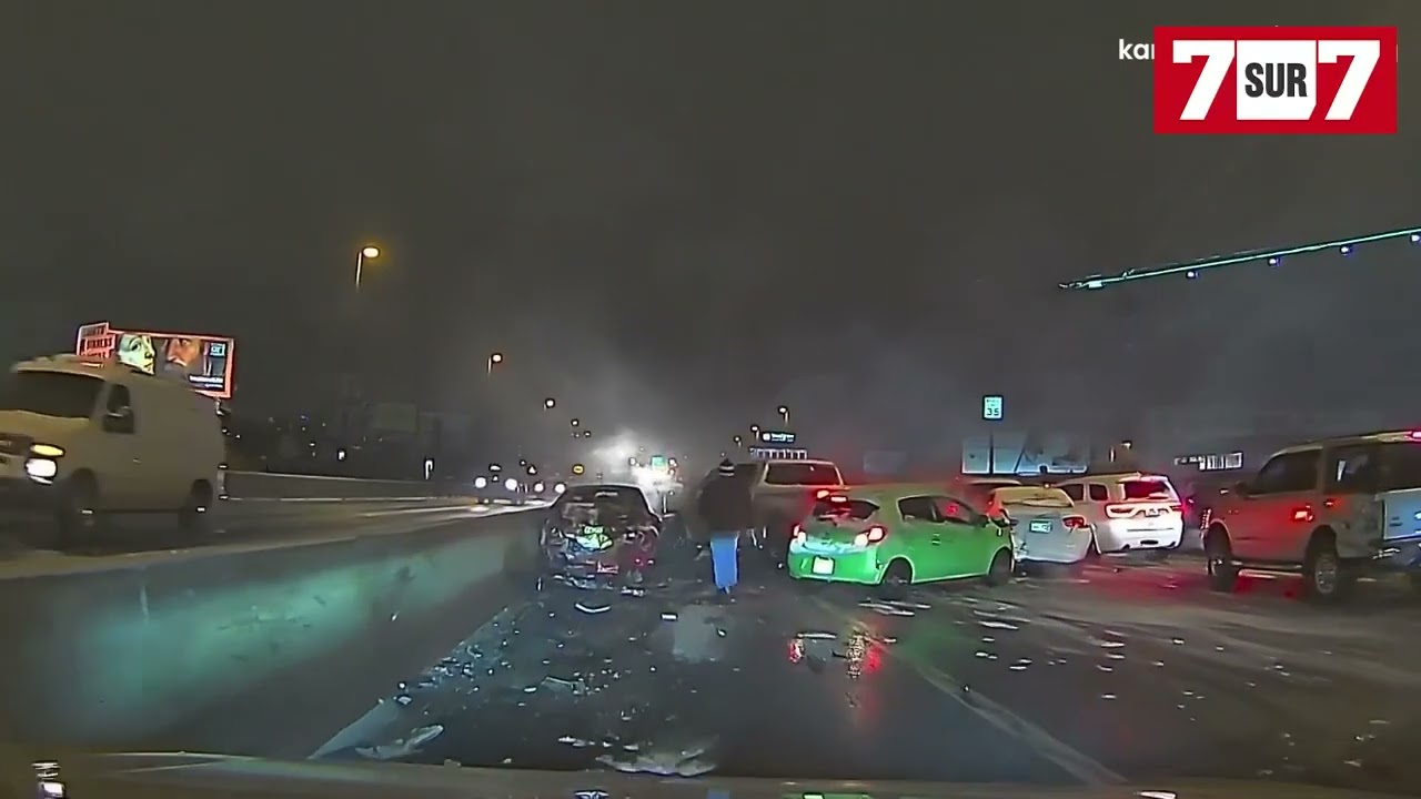 🇺🇸 Une centaine de v&eacute;hicules impliqu&eacute;s dans un carambolage sur une autoroute aux &Eacute;tats-Unis