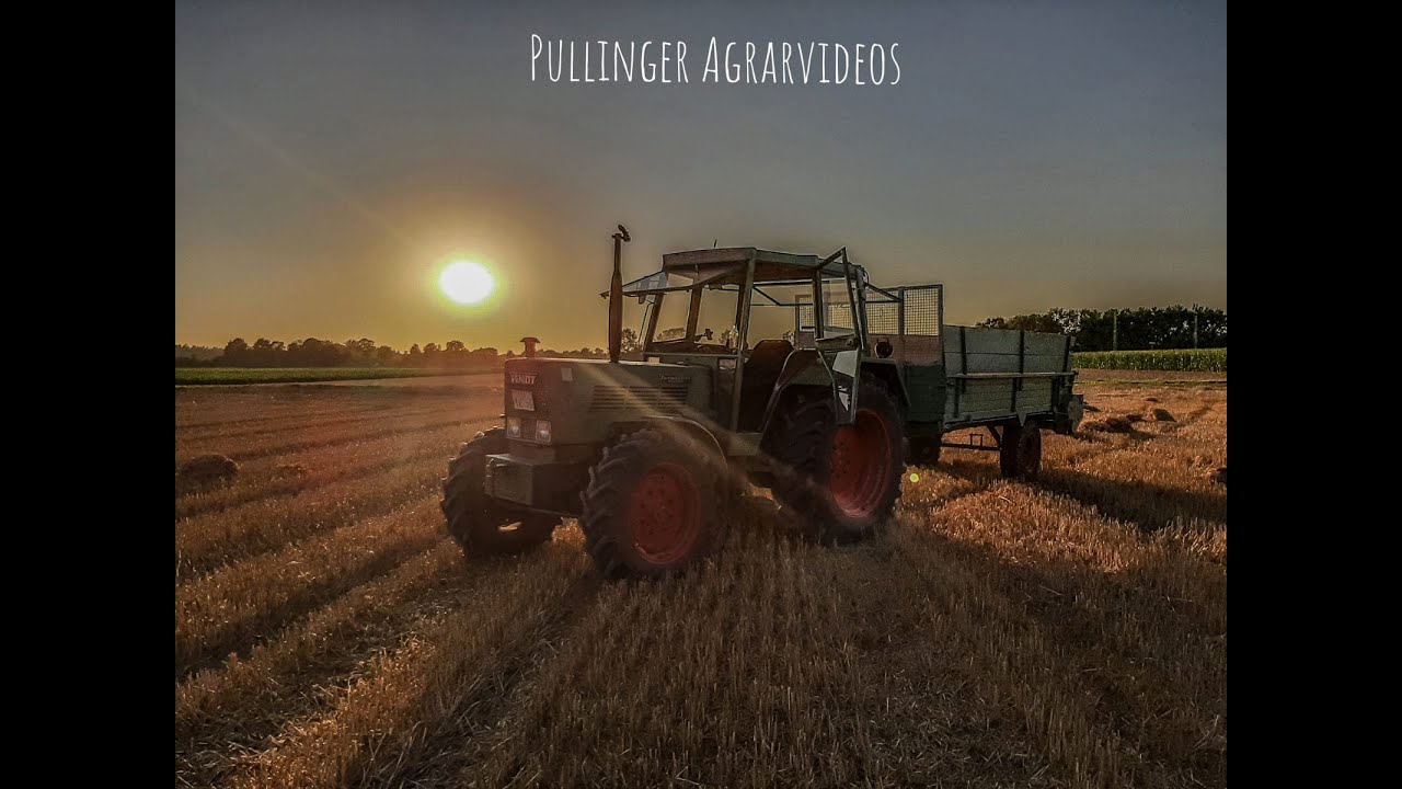 Altstroh Fahren mit FENDT Farmer 108 und ROHR Miststreuer |Sound|