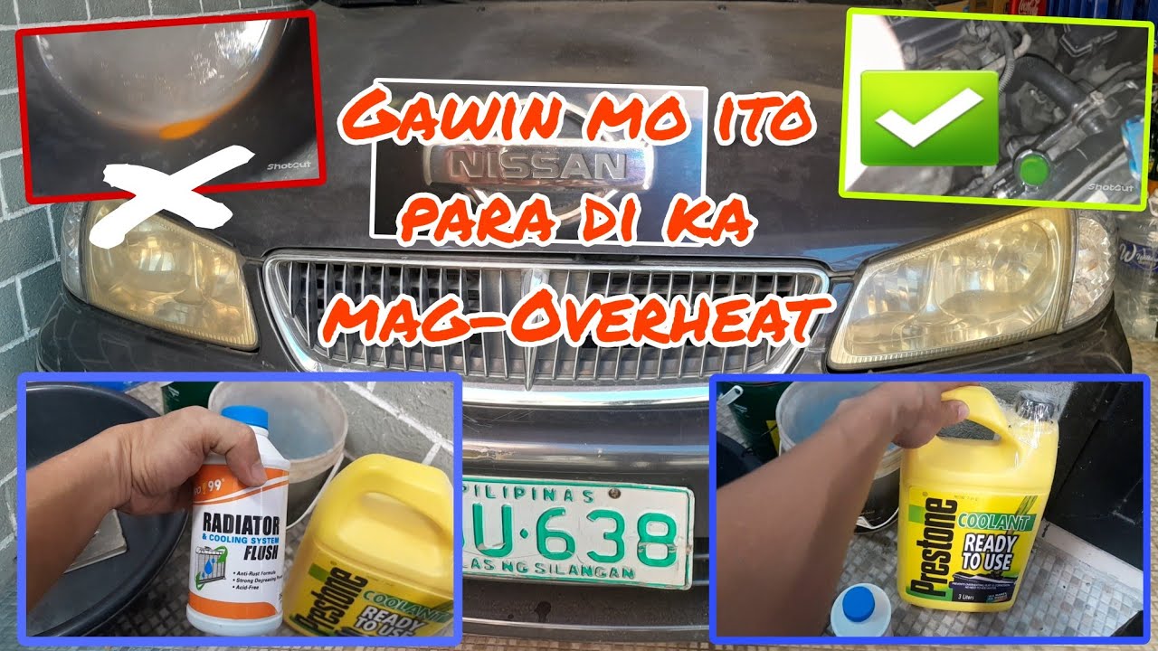 Proper Radiator Flushing and Coolant Replacement for Nissan Sentra |Full DIY Tutorial(Tagalog)🇵🇭