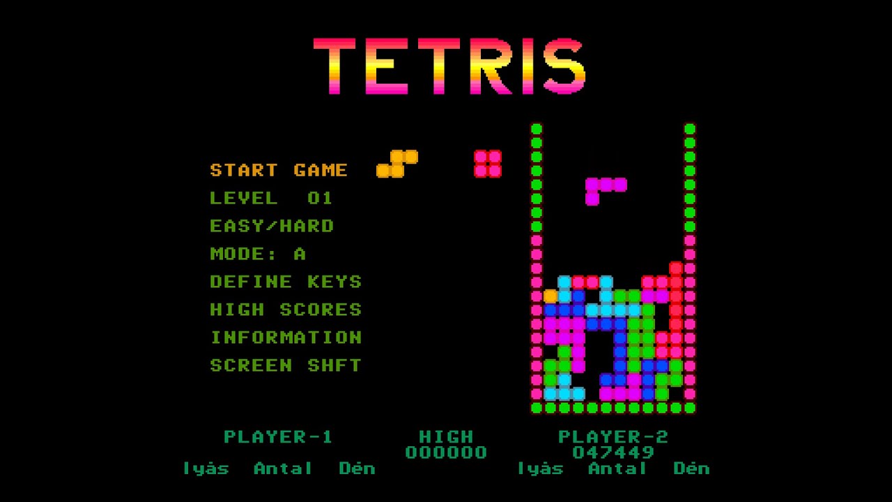 Enterprise 128 Game: Tetris (1992)