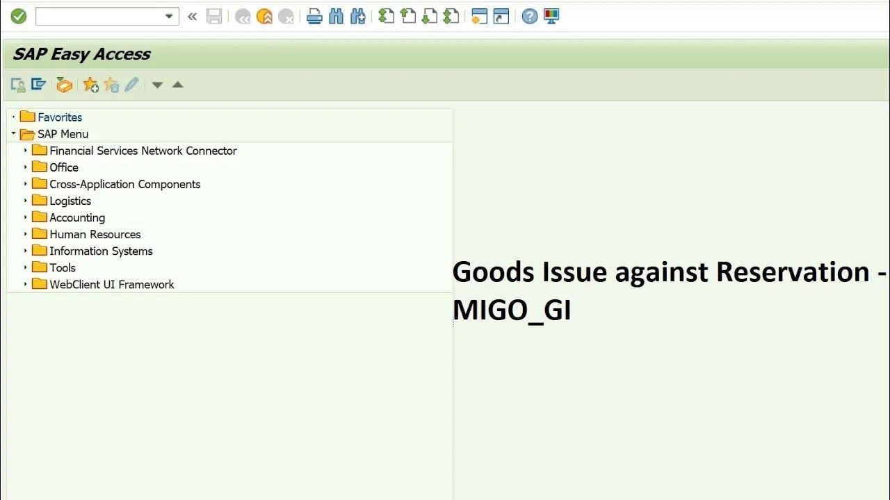 How to do Goods issue against reservation in SAP MM || Reserve V3