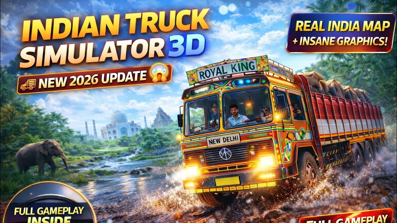 Indian Truck Driver Life 🚛 Long Highway Journey | Truck Simulator Game