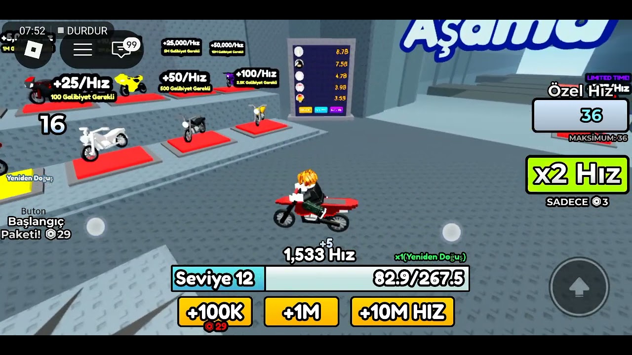 robloxta motora bindim 