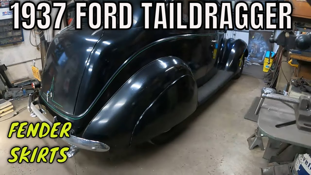 Установка каплевидной юбки крыла: Ford Taildragger 1937 года