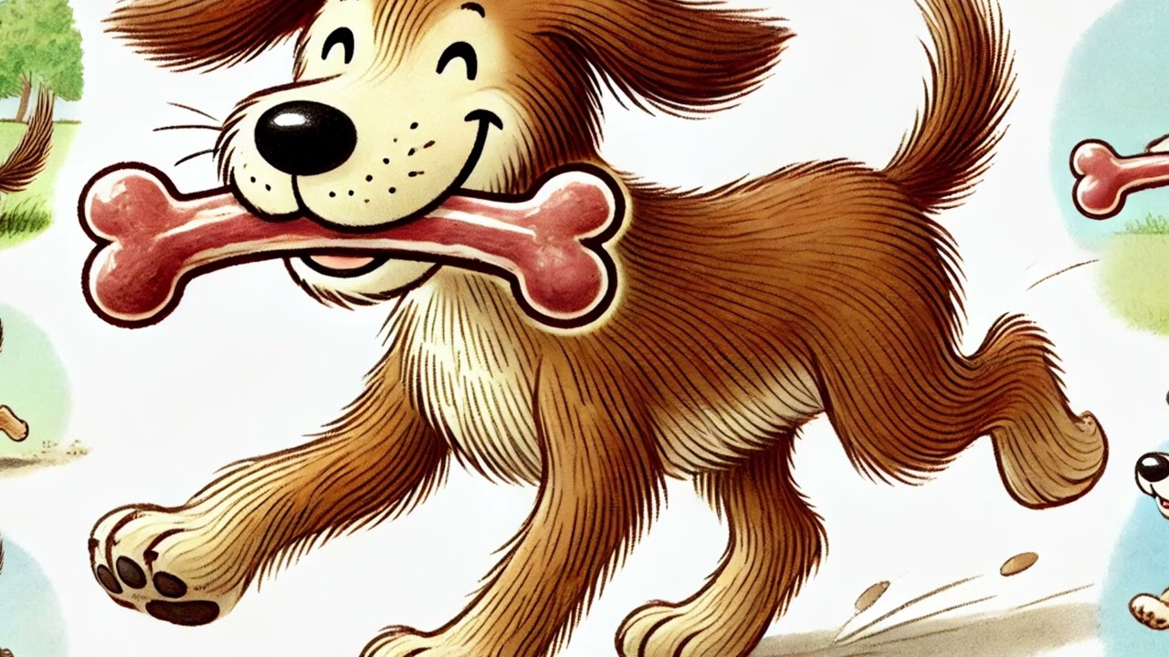 The Dog and His Shadow | Bedtime stories for kids |Aesop's Fable