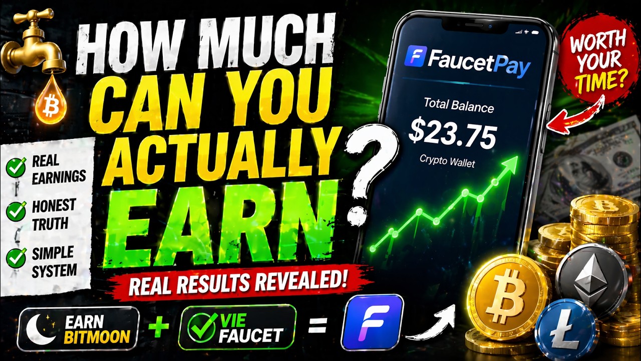 I Tested Crypto Faucets&hellip; Here&rsquo;s What You Really Earn (Honest Results)
