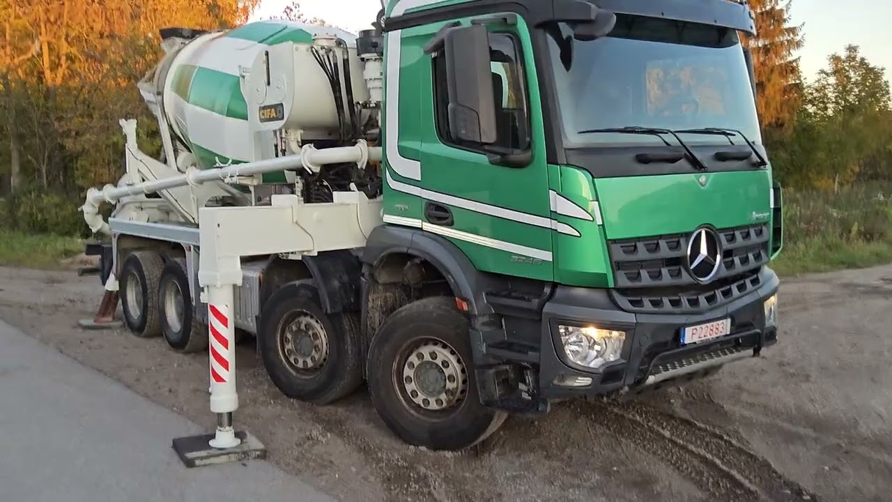 2017 MB Arocs 3246 + CIFA 28,4