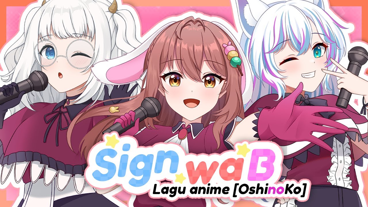 (Lagu Oshi no Ko) Sign wa B / New B-Komachi サインはB full cover by Alia Adelia, Gema Gathika, Mai