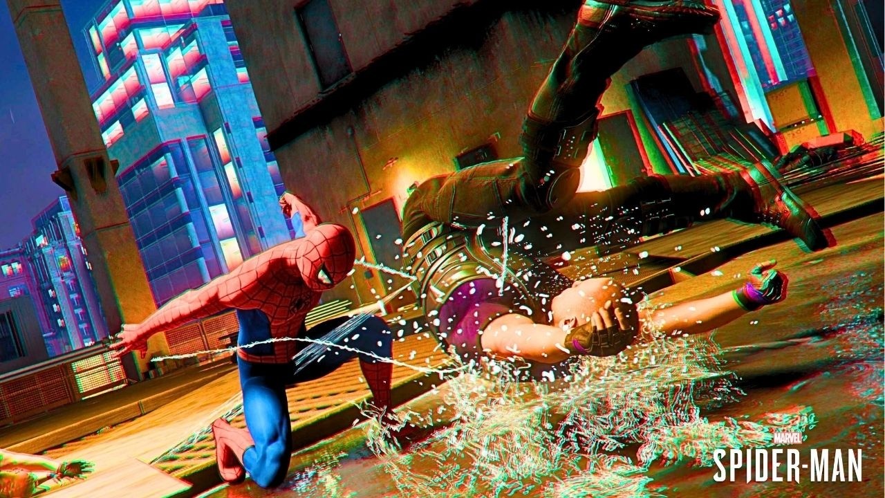 Spider-Man Remastered Classic Suit Combat Gameplay | Clear Fisk Hideout | x250 Hits Combo NO DAMAGE