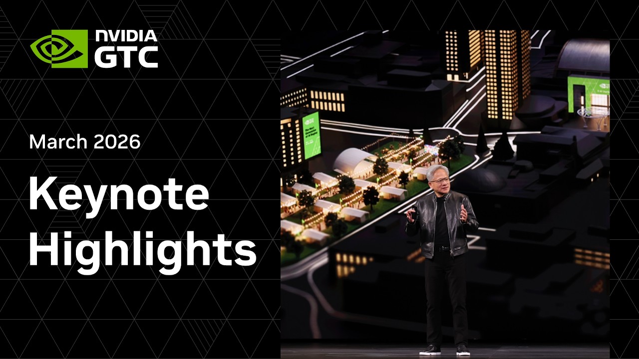 Основные моменты выступления Дженсена Хуанга на конференции NVIDIA GTC 2026.