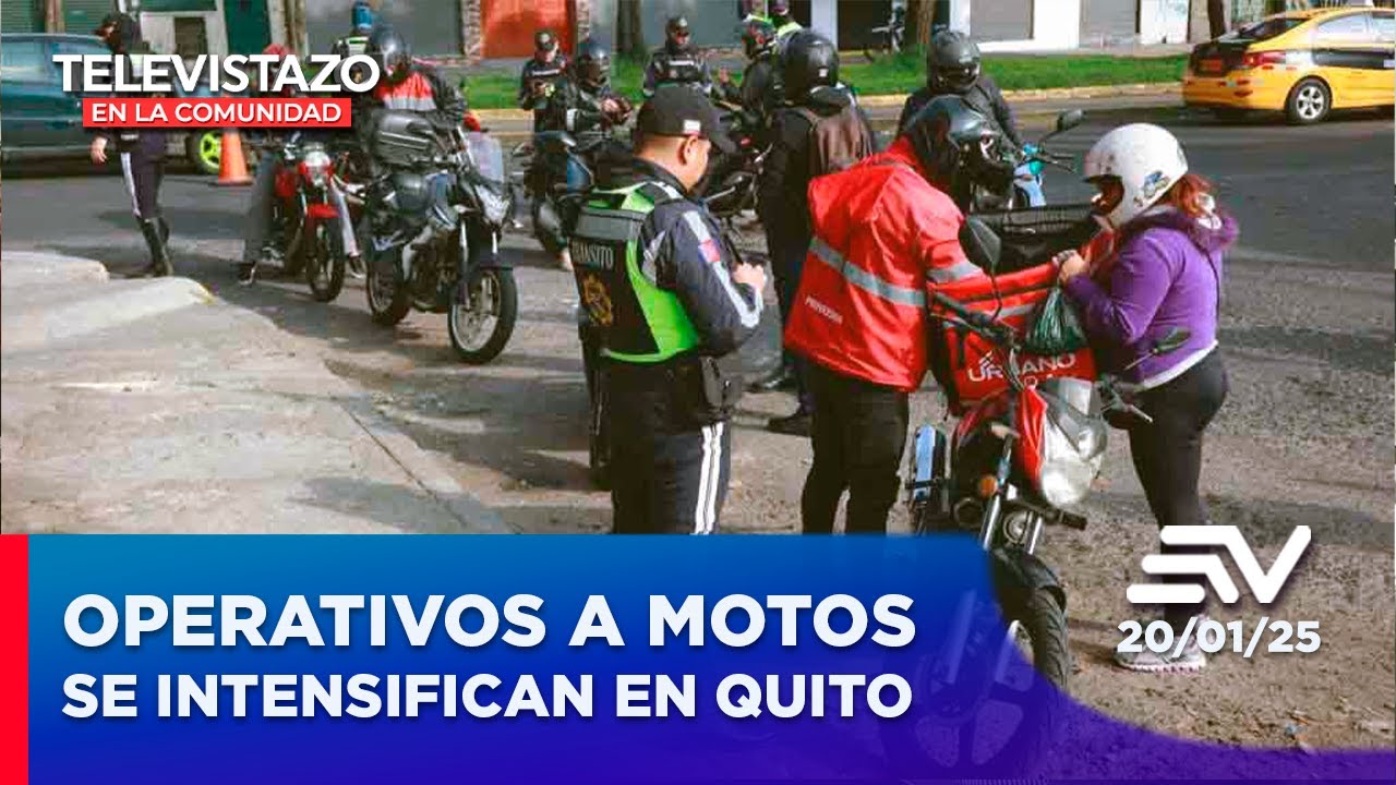 Operativos a motos se intensifican en Quito | Televistazo en la Comunidad Quito