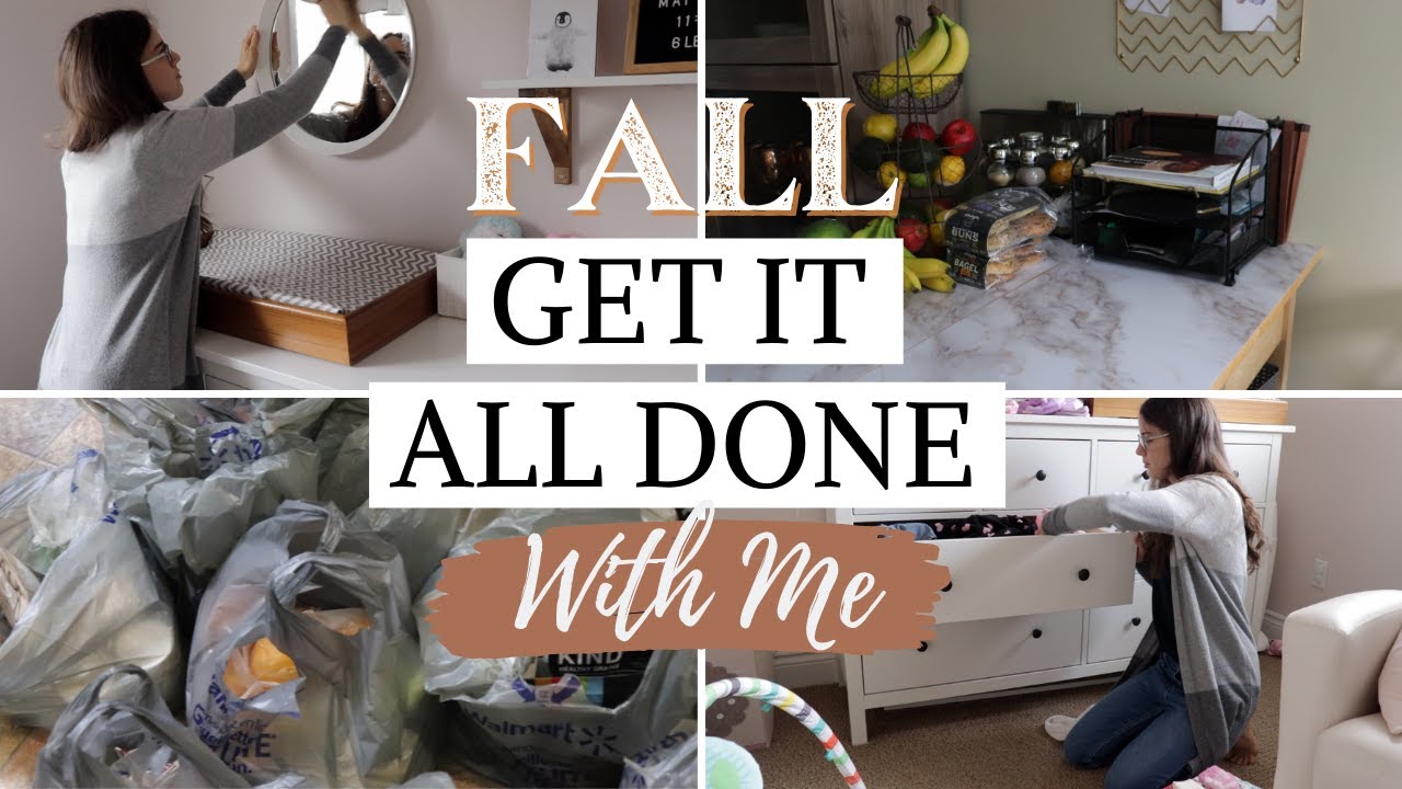 *NEW* Get It All Done With Me Fall 2020 | HUGE Healthy Grocery Haul GF:DF & DIY IKEA Cart Hack