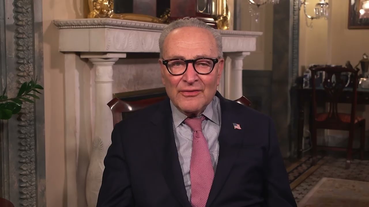 A Special from Chuck Schumer, Senate Minority Leader