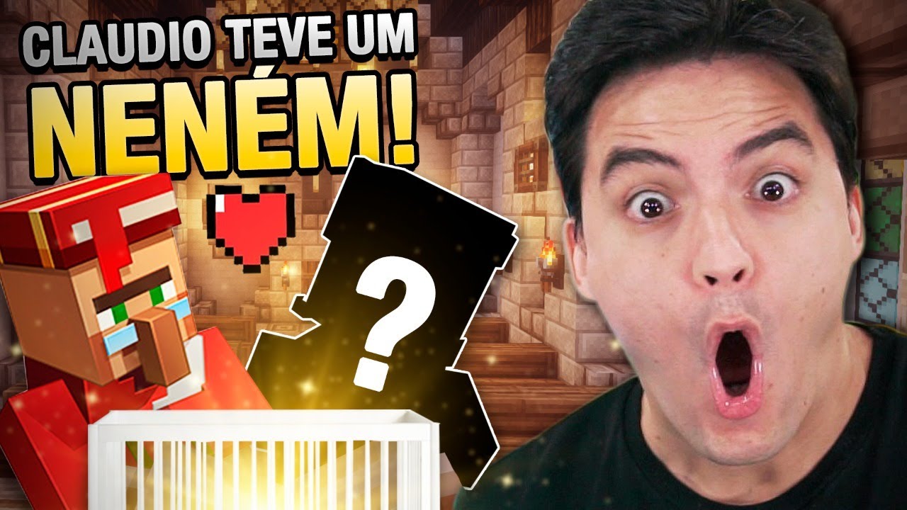 CLÁUDIO CASOU E TEVE O 1° FILHO NO MINECRAFT #1-30 [+10]