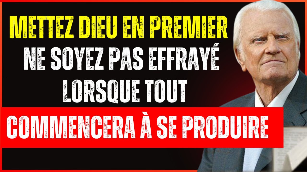 DIEU DIT,Mettez Dieu en premier et ayez confiance.N’ayez pas peur lorsque tout changera soudainement