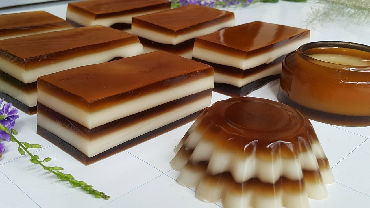 Thạch Rau Câu Cà Phê | Cách làm rất Dễ mà ngon không bị tách lớp