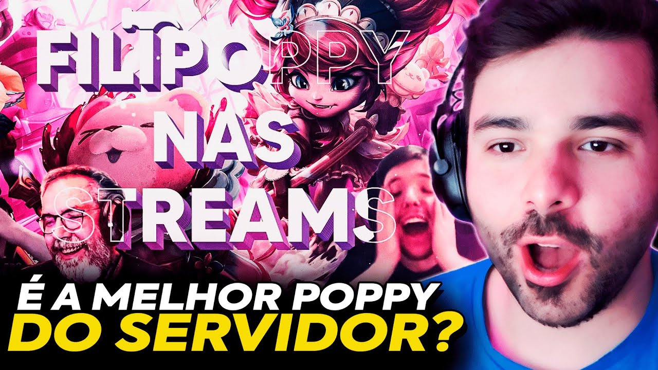 🚨 NOVO VÍDEO do FILIPOPPY! ESSE CARA É MUITO BOM! MINERVA REAGE ao MONO POPPY NAS STREAM #18 🔨