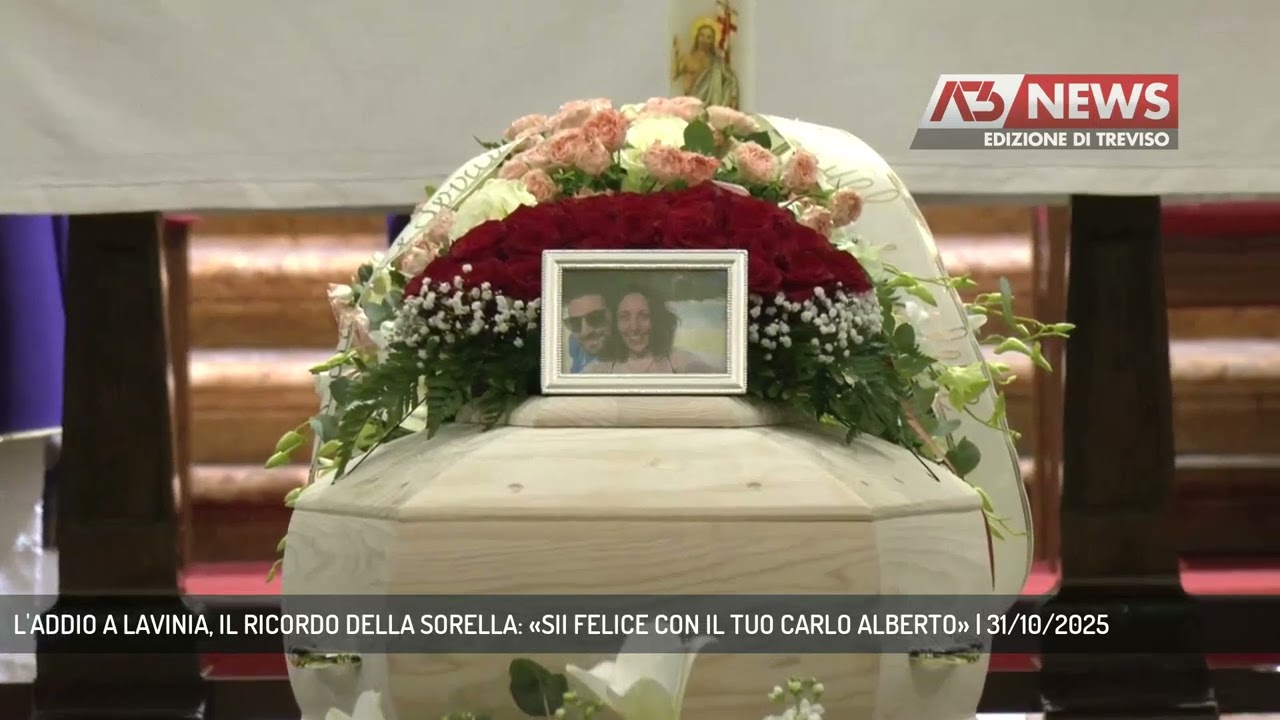 L'ADDIO A LAVINIA, IL RICORDO DELLA SORELLA: «SII FELICE CON IL TUO CARLO ALBERTO» | 31/10/2025