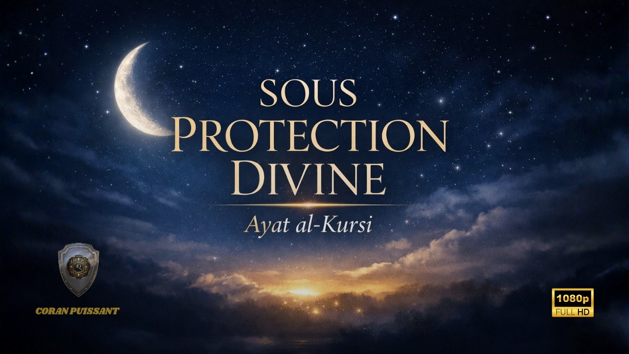 Protection Puissante Contre le Mal 🛡️ Ayat al-Kursi (Coran 2:255) pour Dormir en Toute Sérénité 🌙