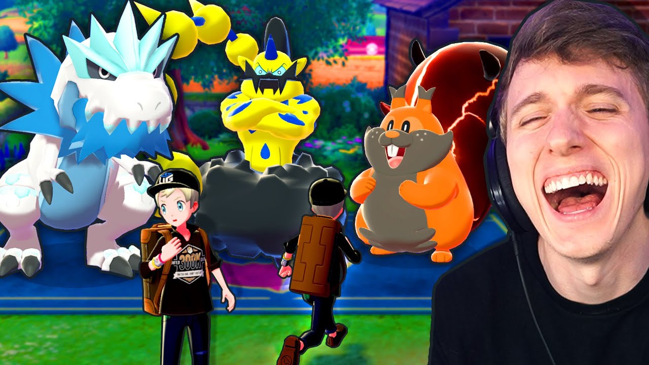 We Pick Each Others Random Pokemon Starters in Sword & Shield, Then We Battle!