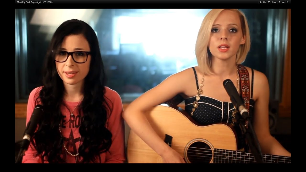 Taylor Swift - Begin Again - Official Music Video Cover - Madilyn Bailey & Caitlin Hart