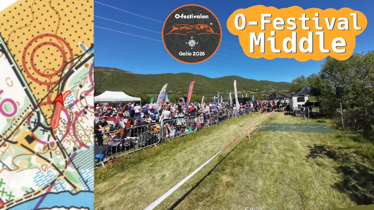 Headcam Orienteering: O-Festivalen 2025 Middle