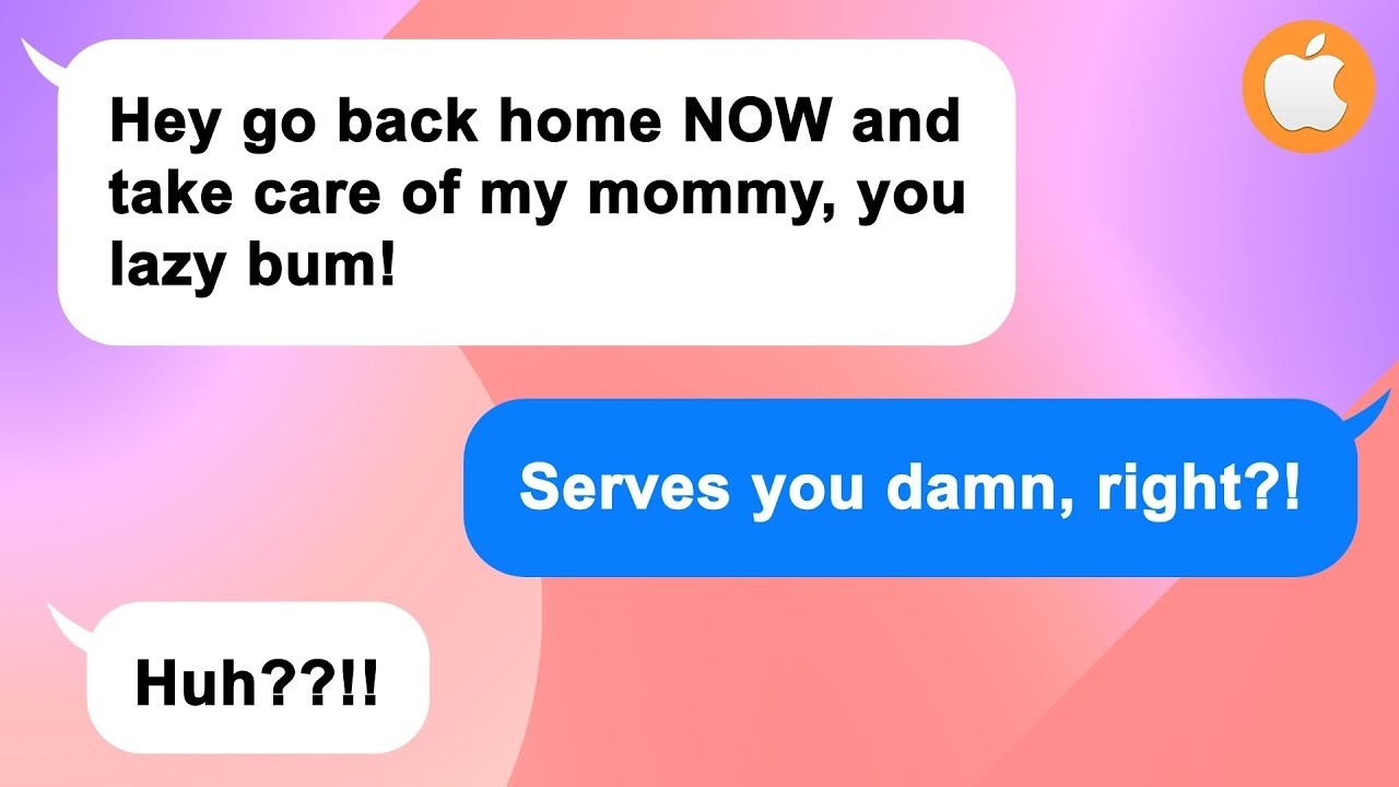 [Apple] MIL made me miscarry, then she's in a wheelchair and her mama boy wanted me to be her slav